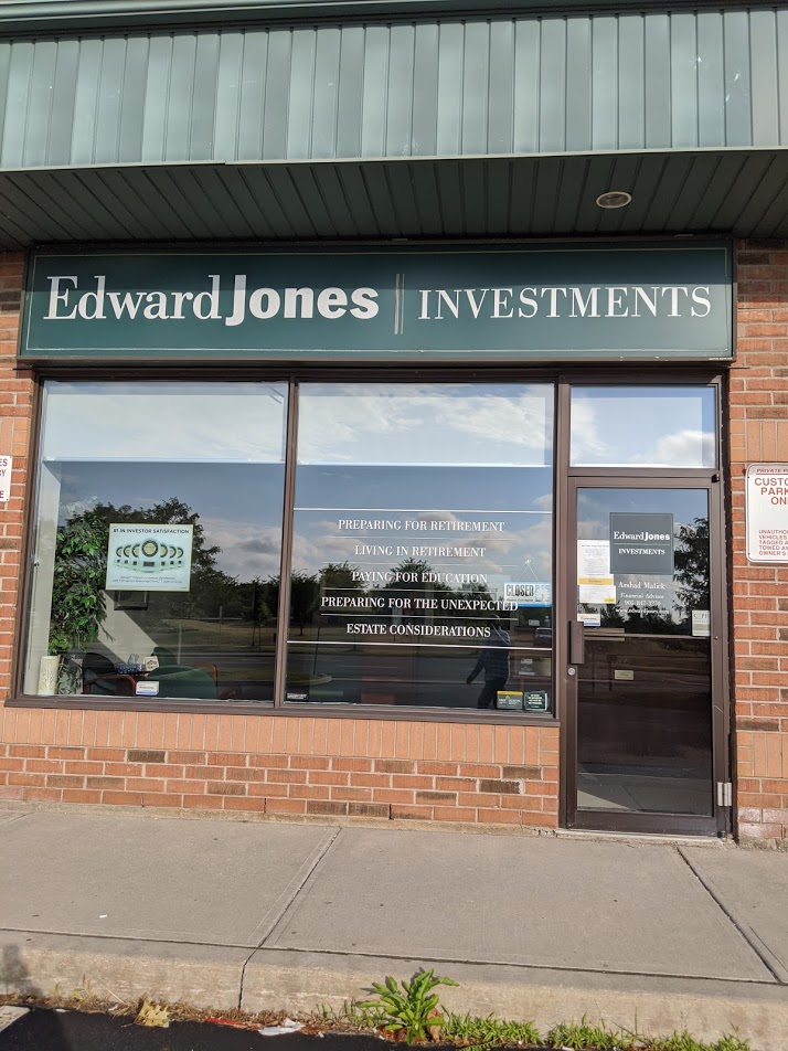 Edward Jones - Financial Advisor: Arshad Malick | 575 River Glen Blvd Unit 6, Oakville, ON L6H 6X6, Canada | Phone: (905) 847-3270