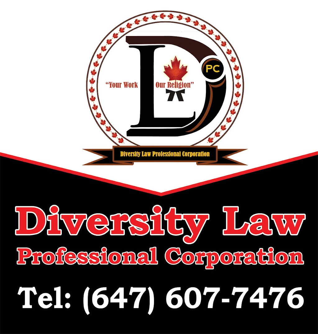 LAW OFFICE: Diversity Law Professional Corporation | Daden Oaks Dr, Brampton, ON L6P 3R7, Canada | Phone: (647) 607-7476