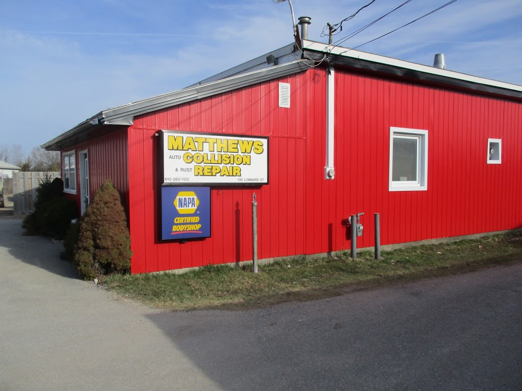 Matthews Auto Collision | 130 Lombard St, Smiths Falls, ON K7A 5B8, Canada | Phone: (613) 283-1122