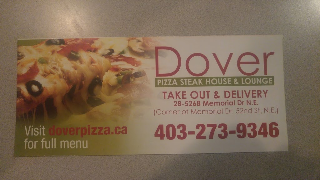 Dover Pizza And Steak House | 5268 Memorial Dr, Calgary, AB T2A 2R1, Canada | Phone: (403) 273-9346