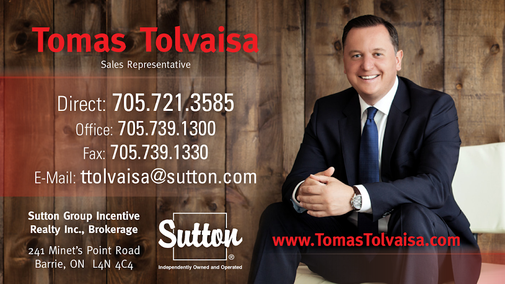 Tomas Tolvaisa - Barrie Real Estate Agent | 241 Minets Point Rd, Barrie, ON L4N 4C4, Canada | Phone: (705) 721-3585