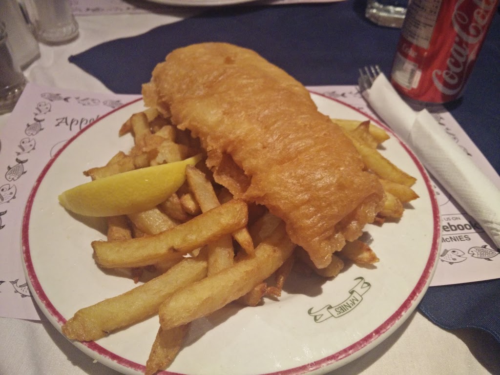 McNies Fish & Chips | 315 Burnhamthorpe Rd, Etobicoke, ON M9B 2A2, Canada | Phone: (416) 231-6916