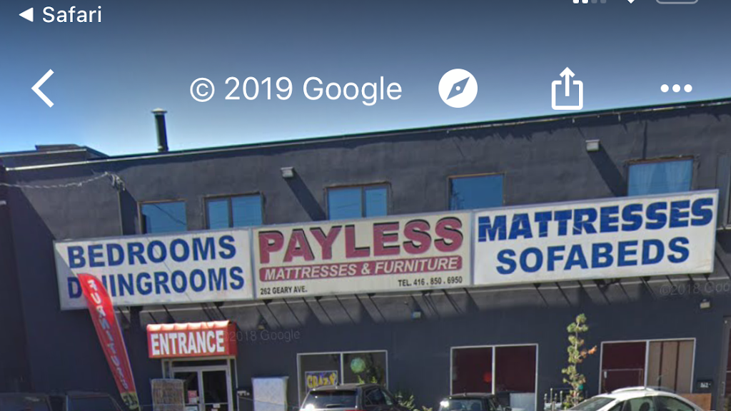 New PAYLESS MATTRESS AND FURNITURE | 262 Geary Ave, Toronto, ON M6H 2C5, Canada | Phone: (647) 352-6950