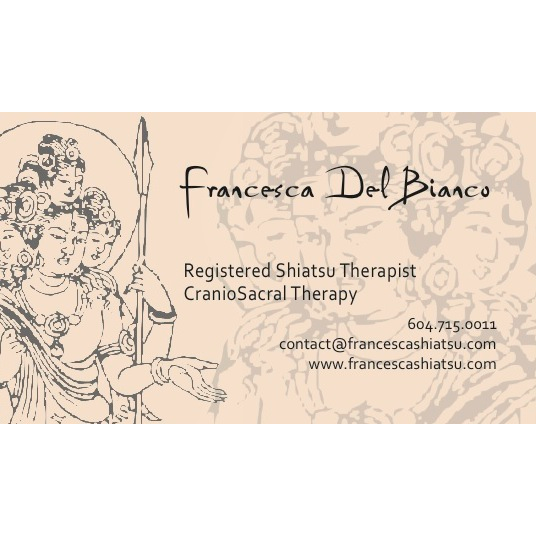 Shiatsu and CranioSacral Therapy by Francesca | 2633 Parker St, Vancouver, BC V5K 2T5, Canada | Phone: (604) 715-0011
