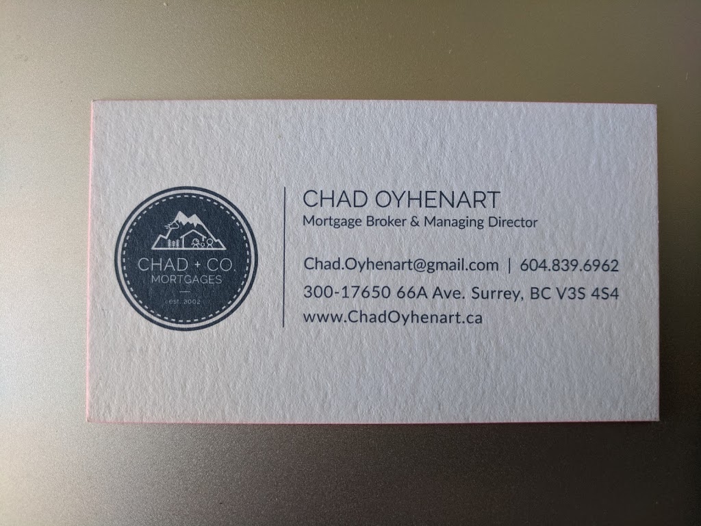 Chad Oyhenart Dominion Lending Centres | 3800 Bayview St #201, Richmond, BC V7E 6K7, Canada | Phone: (604) 272-1784