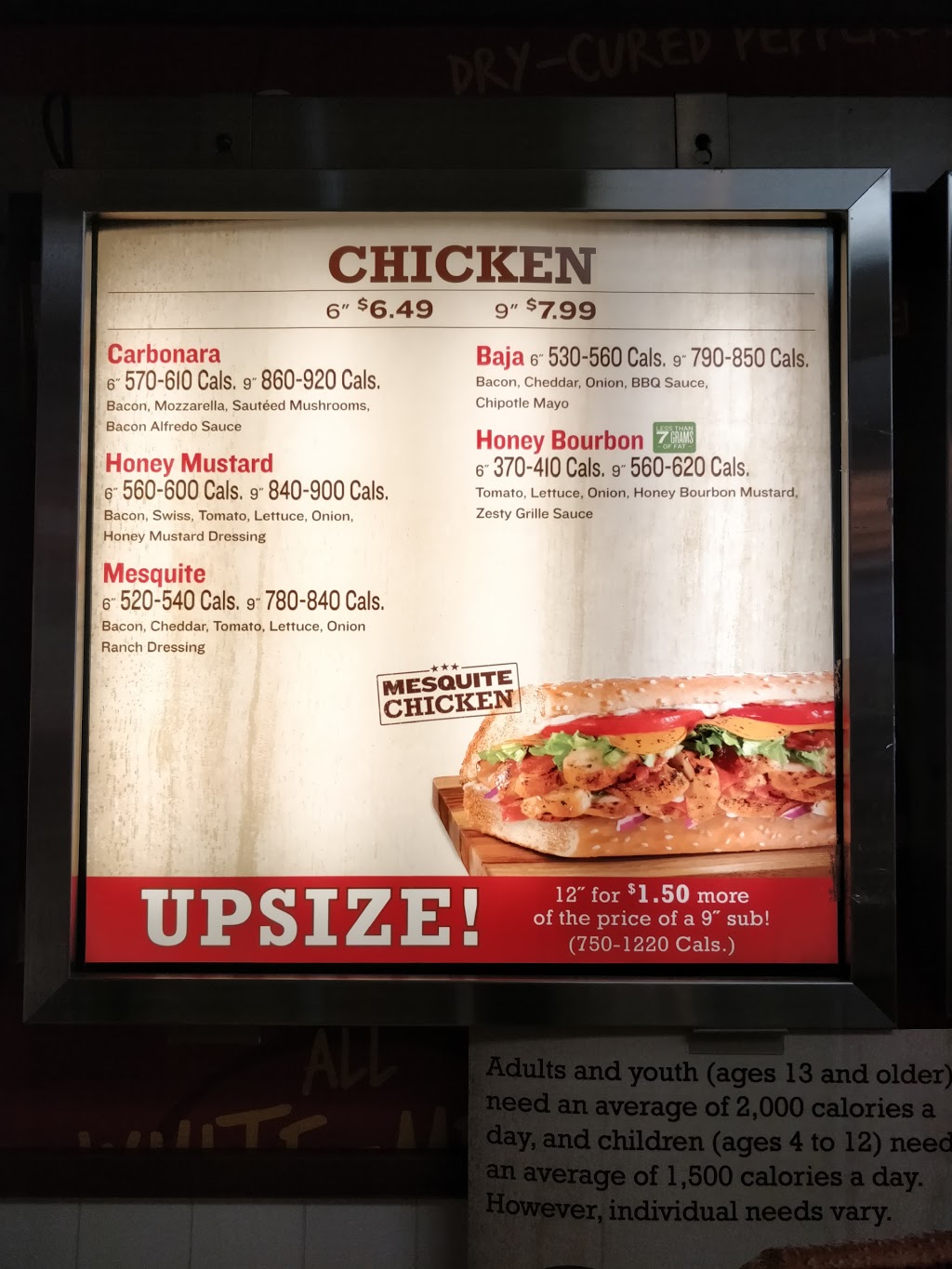 Quiznos | 5170 Dixie Rd, Mississauga, ON L4W 1E3, Canada | Phone: (905) 282-9101