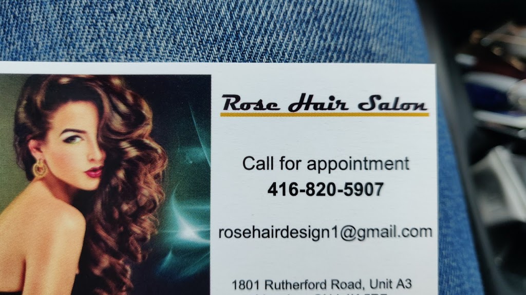 Rose Hair Salon | 10385 Weston Rd, Woodbridge, ON L4H 0J5, Canada | Phone: (416) 820-5907