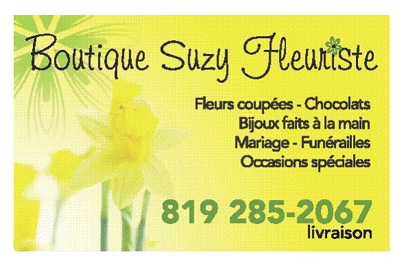 Boutique Suzy Fleuriste | 207 Route de lÉcole, Saint-Sylvère, QC G0Z 1H0, Canada | Phone: (819) 285-2067