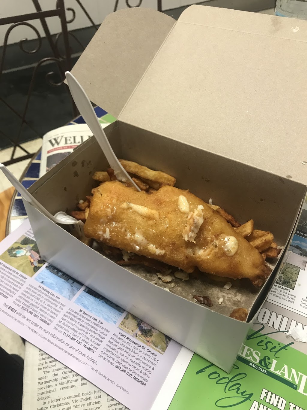 Uncle Harrys Fish And Chips Plus | 9 Main St, Erin, ON N0B 1T0, Canada | Phone: (519) 833-9229