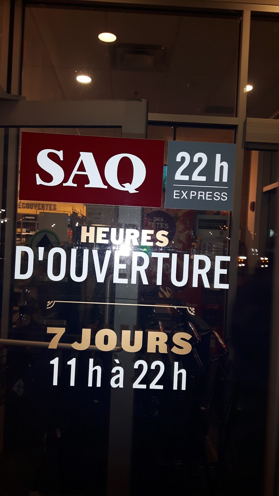 SAQ Express | 25 Chemin de la Savane, Gatineau, QC J8T 8A4, Canada | Phone: (819) 561-3900