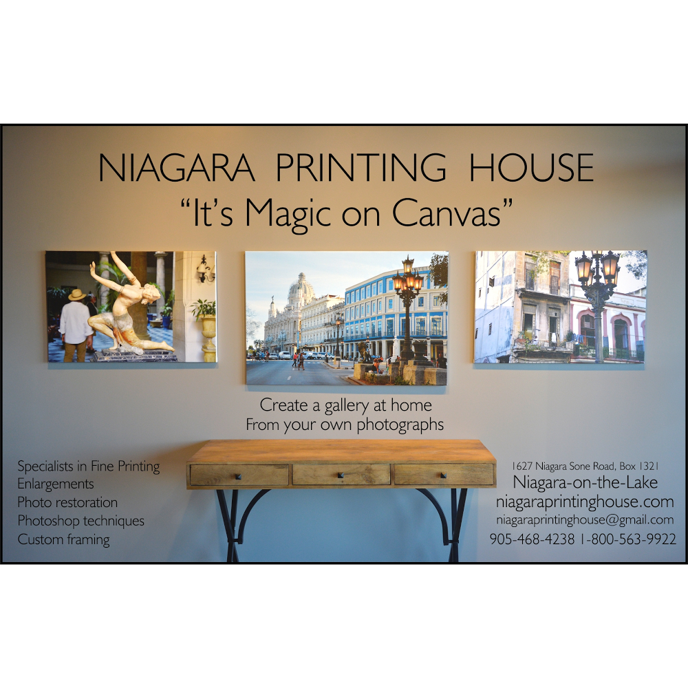 Niagara Printing House | 1627 Niagara Stone Rd, Niagara-on-the-Lake, ON L0S 1J0, Canada | Phone: (905) 468-4238