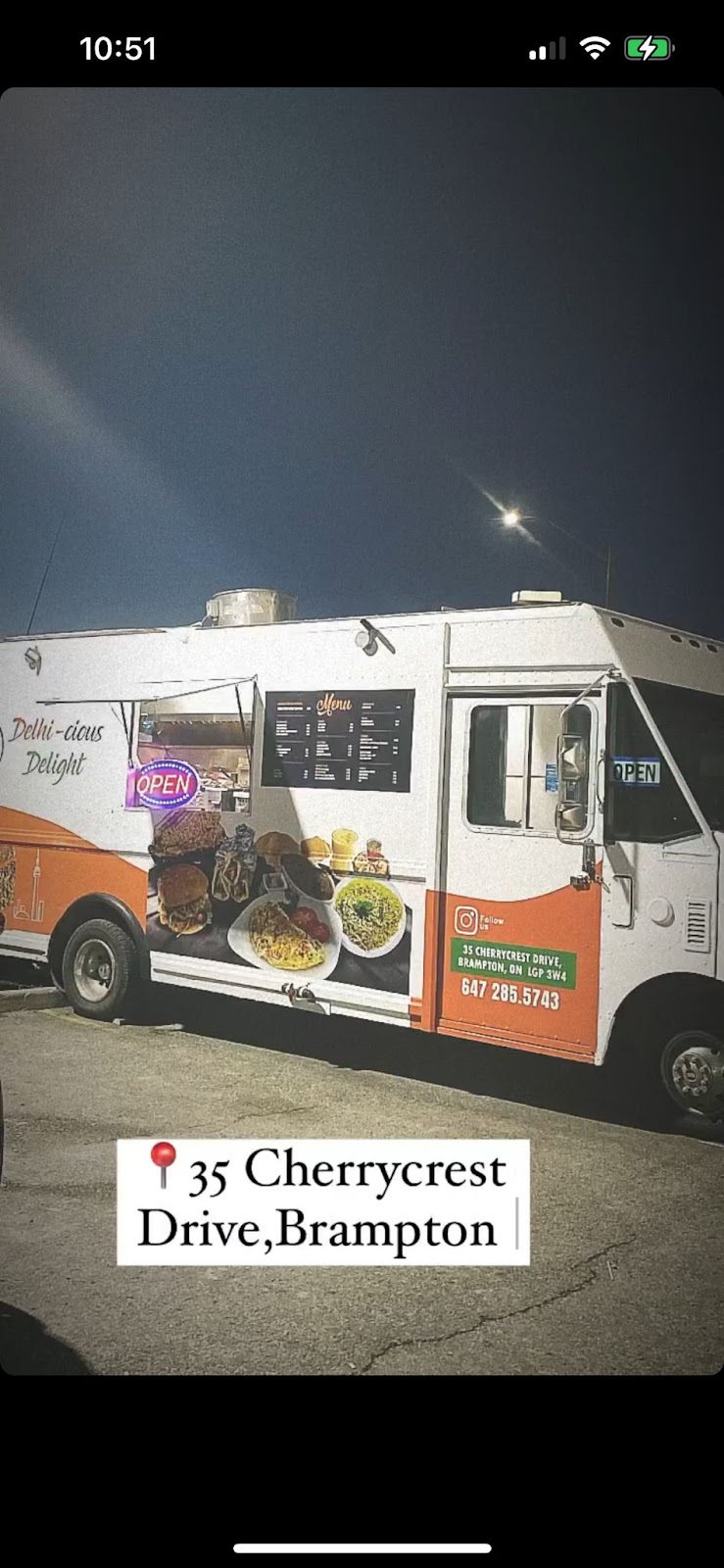 DELHI-CIOUS DELIGHT | FOOD TRUCK, 35 Cherrycrest Drive, Brampton, ON L6P 3W4, Canada | Phone: (647) 285-5743