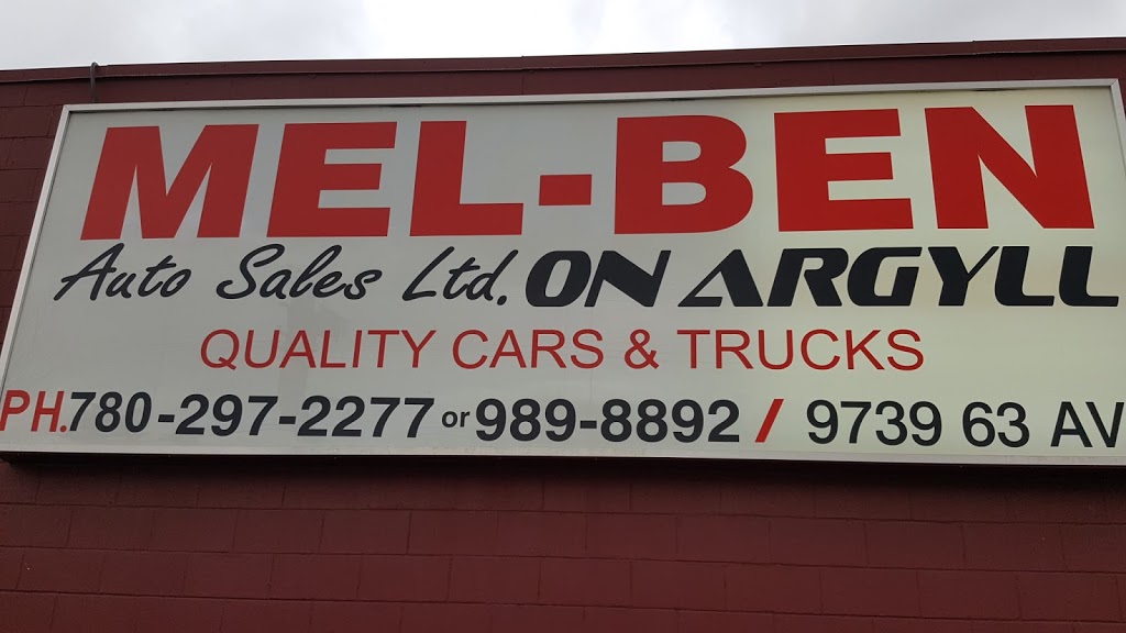 Mel-Ben Auto Sales Ltd. | 9739 63 Ave NW, Edmonton, AB T6E 0G7, Canada | Phone: (780) 297-2277