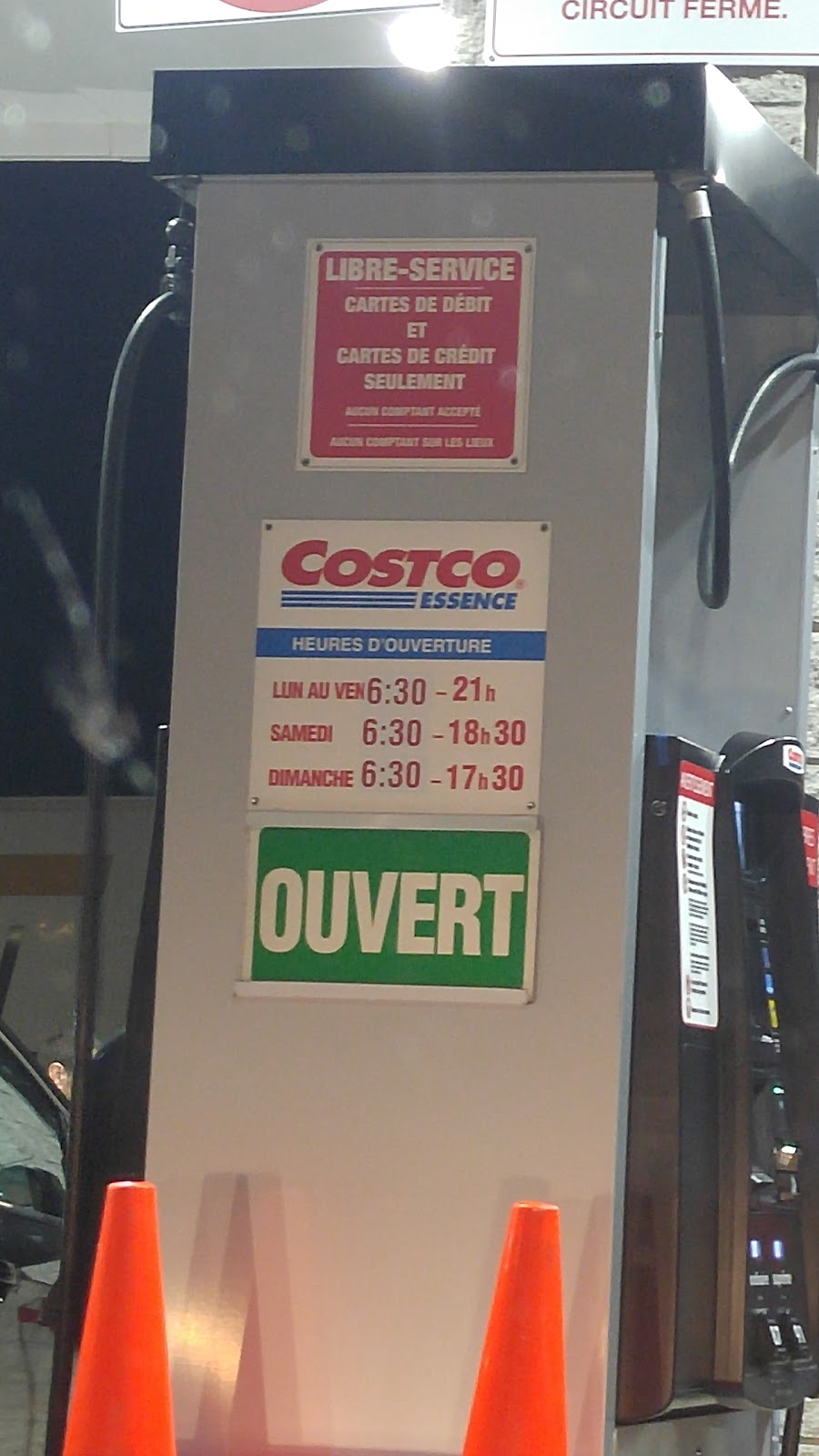 Costco Gas Stations | 440 Rue Bouvier, Québec, QC G2J 1E3, Canada | Phone: (418) 627-5100