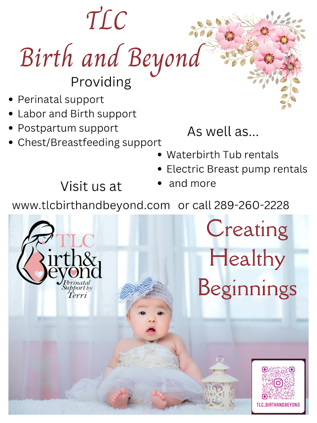 TLC Birth and Beyond | 136 E 42nd St, Hamilton, ON L8T 3A3, Canada | Phone: (289) 260-2228