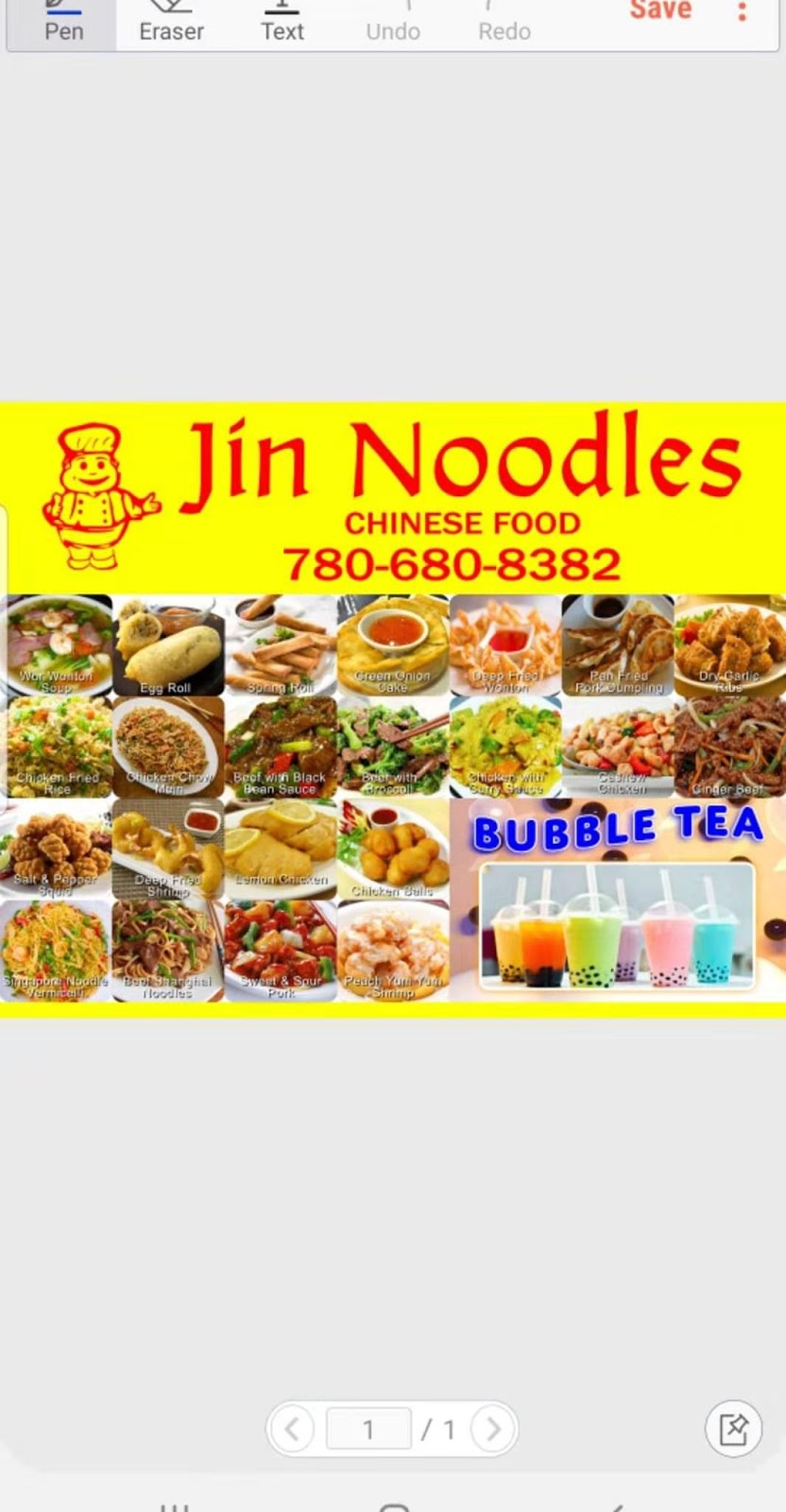 Jin Noodles | 5024 50 Ave, Alberta Beach, AB T0E 0A0, Canada | Phone: (780) 680-8382