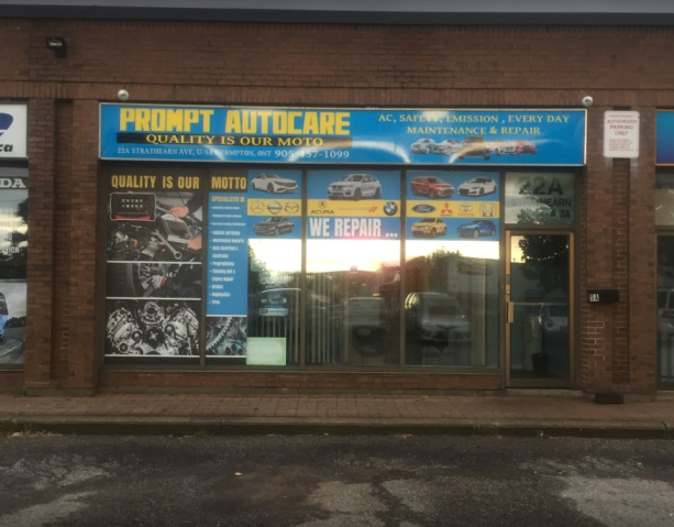 Prompt Autocare | 22A Strathearn Ave #5a, Brampton, ON L6T 4S9, Canada | Phone: (905) 457-1099