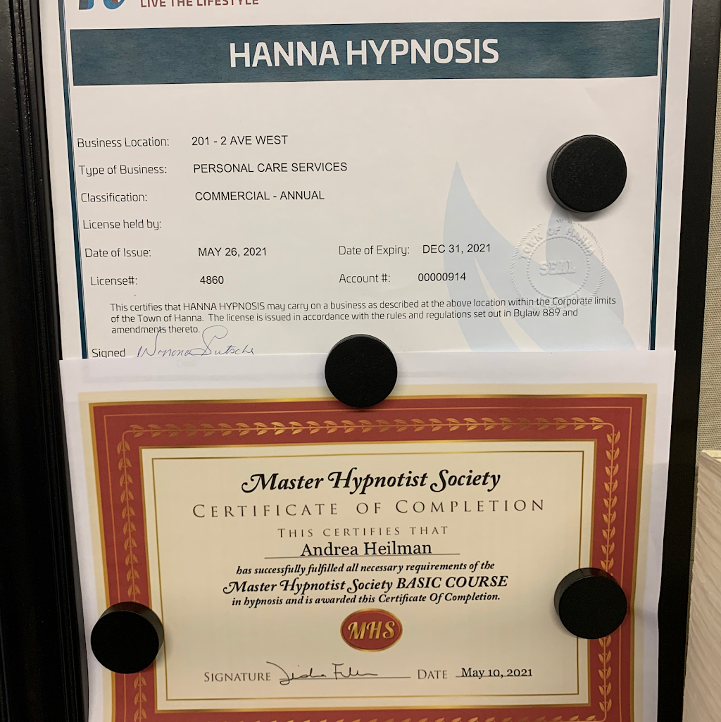 Hanna Hypnosis | 104 Fox Lake Trail, Hanna, AB T0J 1P0, Canada | Phone: (403) 857-9657
