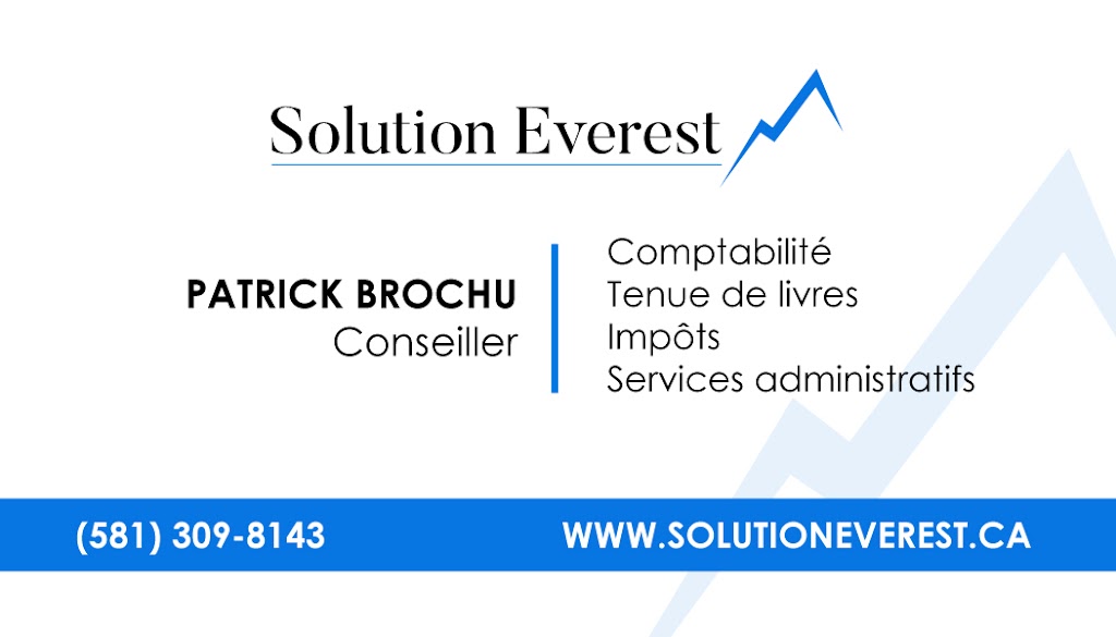 Solution Everest - Comptable | 614 Rte Sainte-Thérèse, Sainte-Hénédine, QC G0S 2R0, Canada | Phone: (581) 309-8143