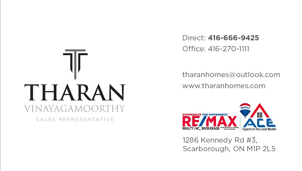 Tharan Vinayagamoorthy | 1286 Kennedy Rd, Toronto, ON M1P 2L5, Canada | Phone: (416) 666-9425
