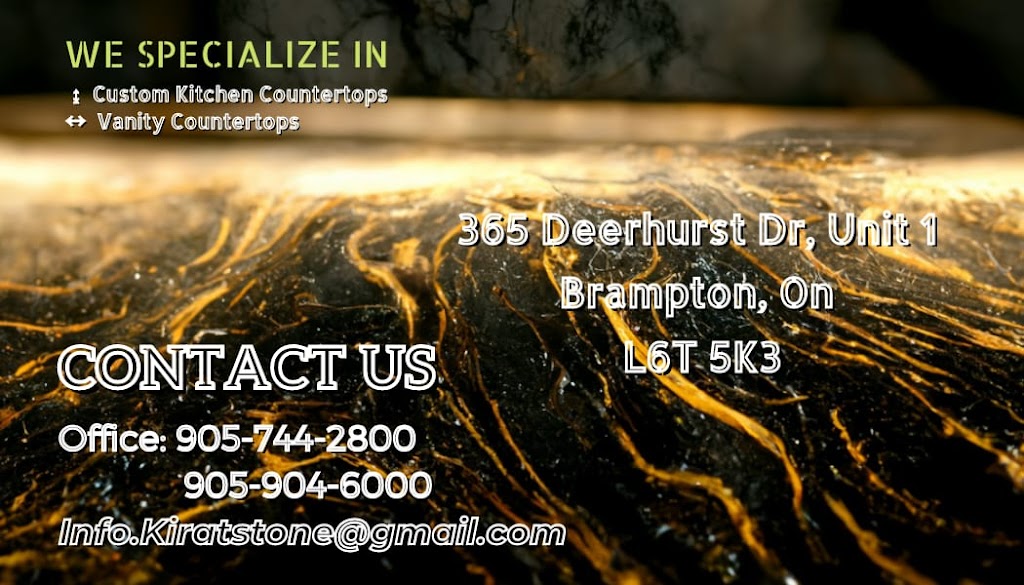 Kirat Stone House | 365 Deerhurst Dr Unit 1, Brampton, ON L6T 5K3, Canada | Phone: (905) 904-6000