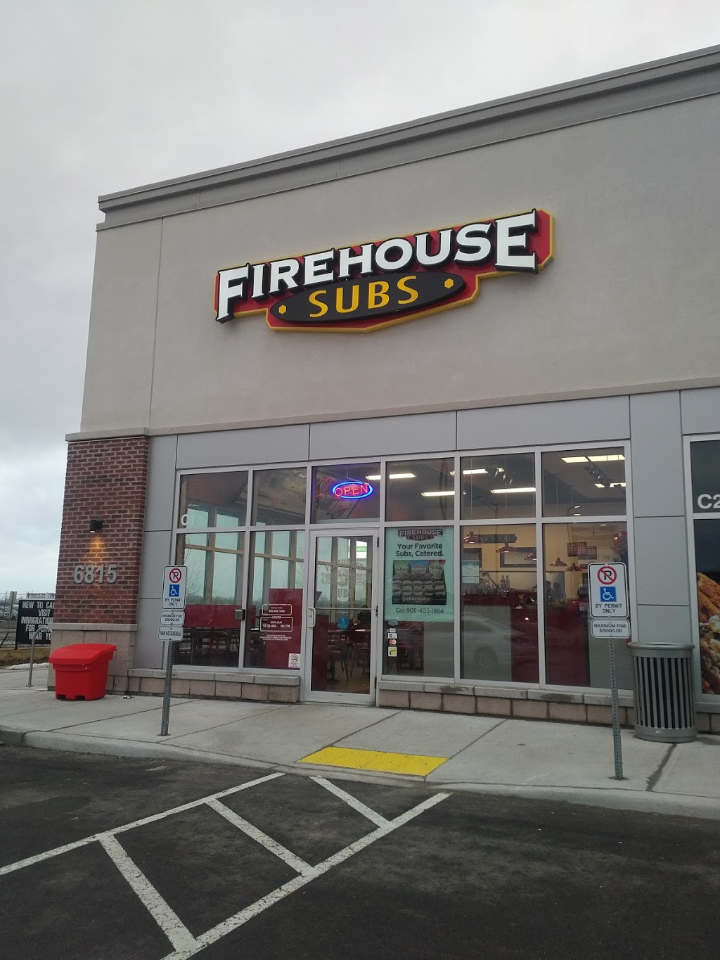 Firehouse Subs | 6815 Airport Rd, Mississauga, ON L4V 1E4, Canada | Phone: (905) 405-1964