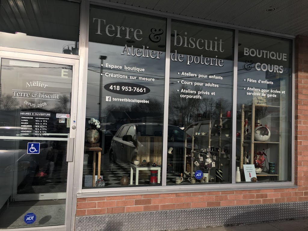 Atelier Terre et Biscuit | 5000 3e Av O suite E, Québec, QC G1H 7J1, Canada | Phone: (418) 953-7661