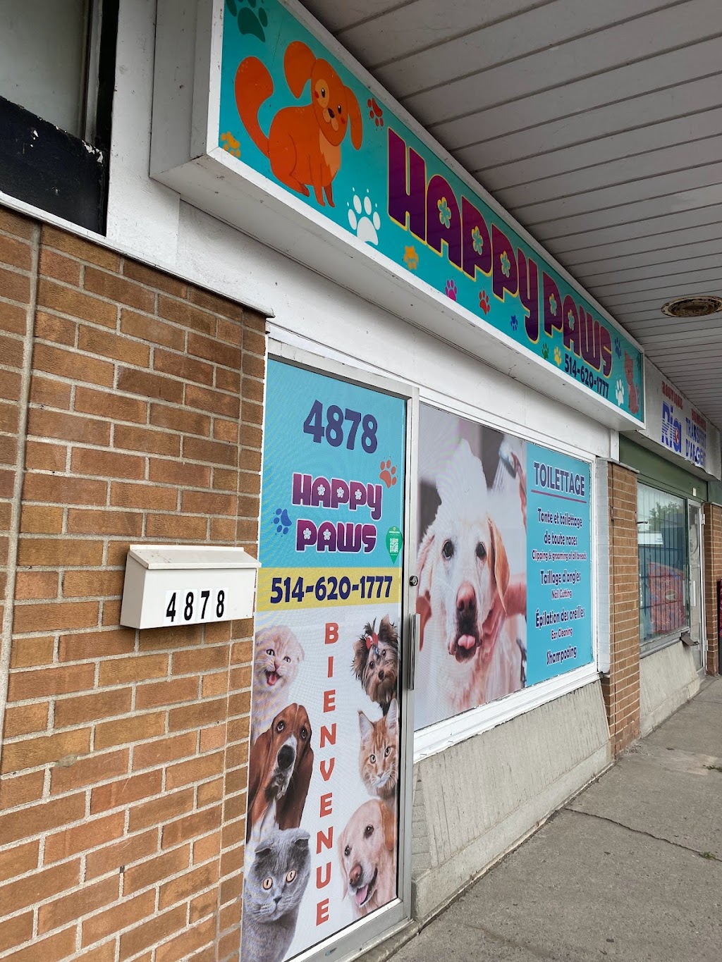 Happy Paws | 4878 Bd Saint-Charles, Pierrefonds - Roxboro, QC H9H 3E2, Canada | Phone: (514) 620-1777