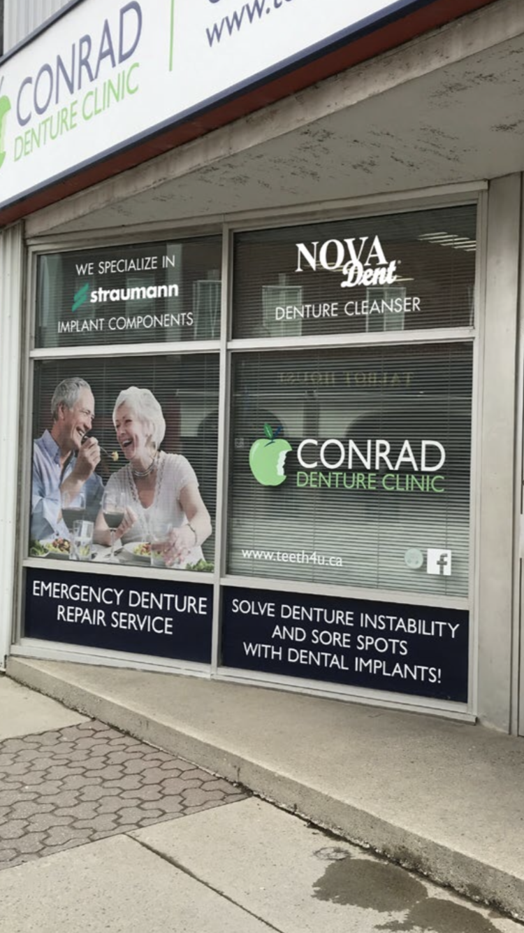 Conrad Denture Clinic | 658 Talbot St, St Thomas, ON N5P 1C8, Canada | Phone: (519) 631-2299