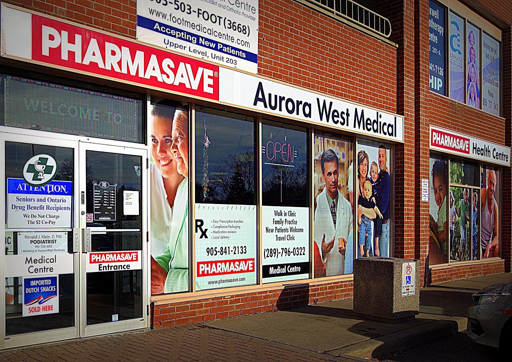 Pharmasave Aurora | 126 Wellington St W, Aurora, ON L4G 2N9, Canada | Phone: (905) 841-2133
