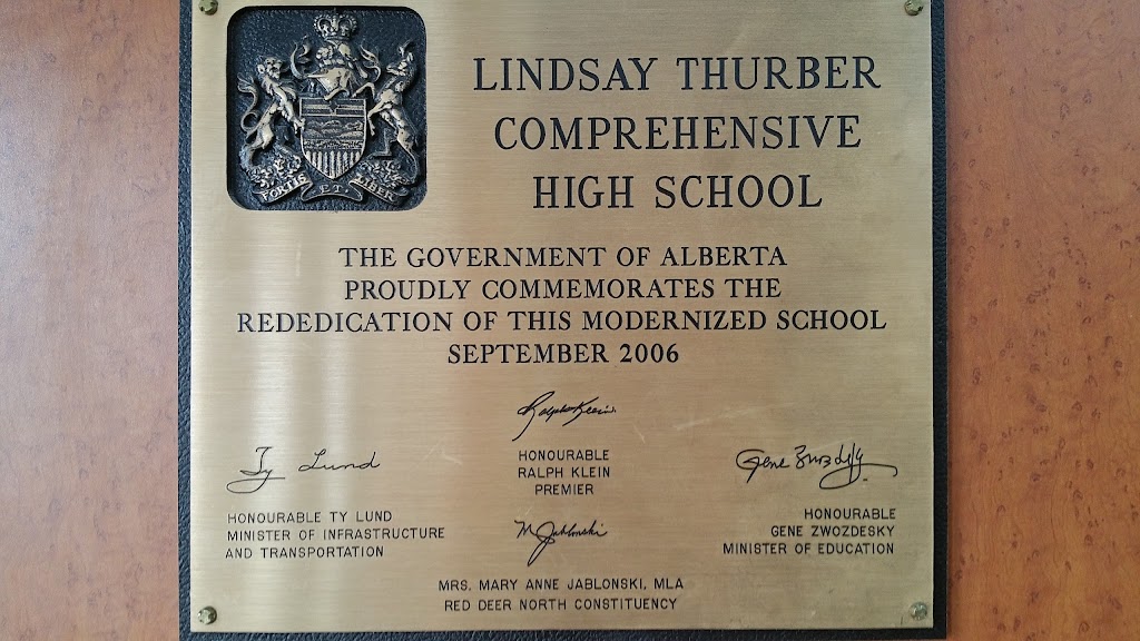 Lindsay Thurber Comprehensive High School | 4204 58 St, Red Deer, AB T4N 2L6, Canada | Phone: (403) 347-1171