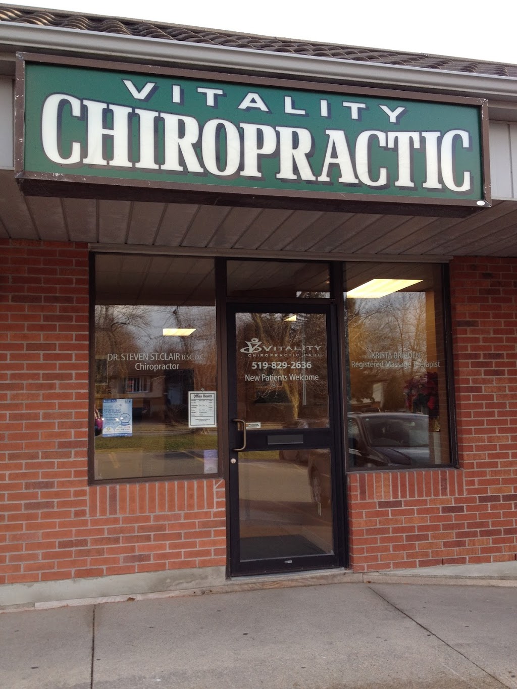 Vitality Chiropractic Care - Dr. Steven St. Clair | 570 Kortright Rd W #4, Guelph, ON N1G 3W8, Canada | Phone: (519) 829-2636