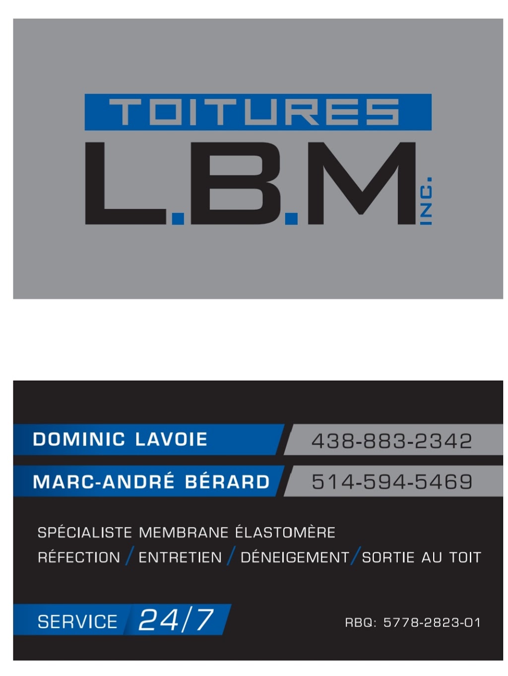 Couvreur Toit Plat / Membranes Élastomères - Toitures L.B.M Inc | 3396 Rue Diane, Terrebonne, QC J6Y 1A2, Canada | Phone: (514) 500-8406