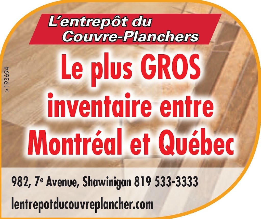 Entrepot Du Couvre Plancher | 982 7e Avenue, Grand-Mère, QC G9T 2B8, Canada | Phone: (819) 533-3333