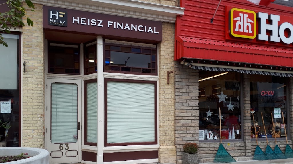 HEISZ FINANCIAL | 63 Ontario Rd, Mitchell, ON N0K 1N0, Canada | Phone: (519) 668-9604