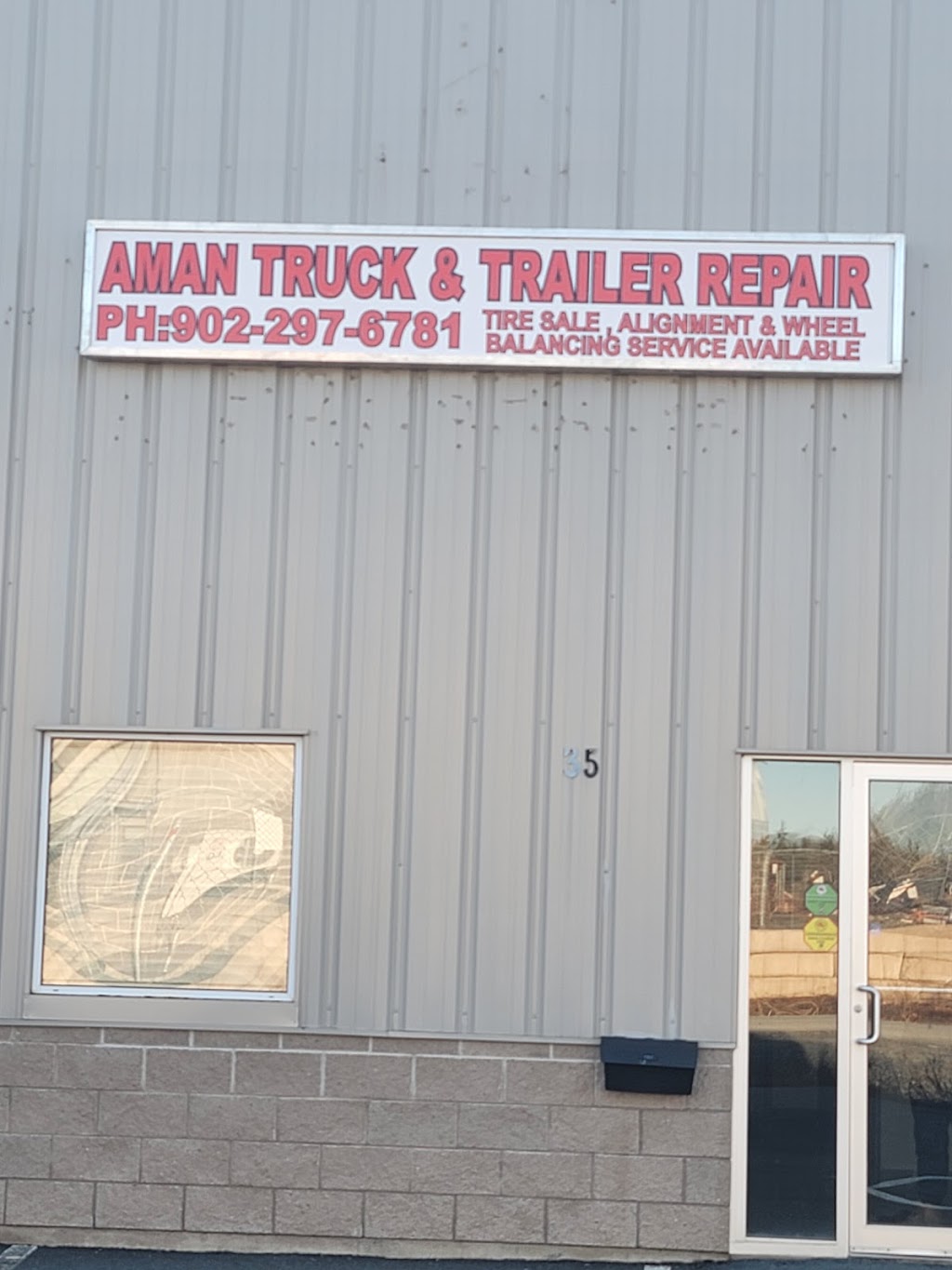 Aman truck and trailer repair | 35 Market Dr, Elmsdale, NS B2S 0C8, Canada | Phone: (902) 297-6781