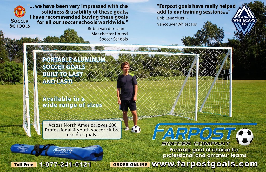 Farpost Soccer Goals Ltd. | 12740 Trites Rd #23, Richmond, BC V7E 3R8, Canada | Phone: (877) 241-0121