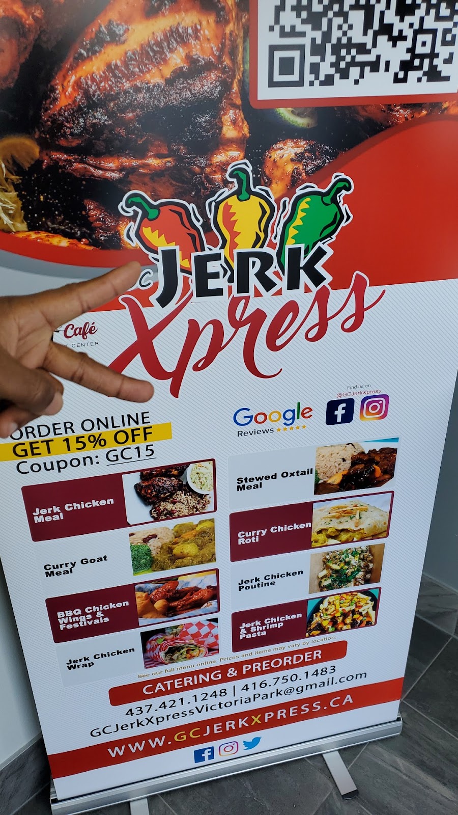 GC Jerk Xpress | 1410 Victoria Park Ave, North York, ON M4A 2L8, Canada | Phone: (416) 750-1483