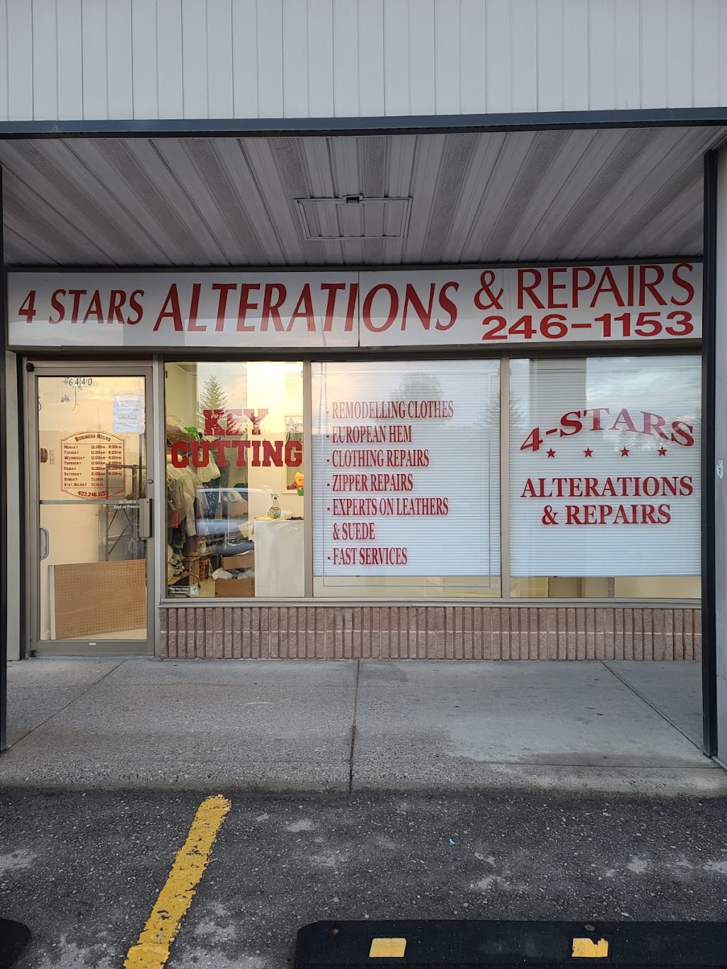 4 Stars Alterations & Repairs | 6440 Old Banff Coach Rd SW, Calgary, AB T3H 2H4, Canada | Phone: (403) 246-1153