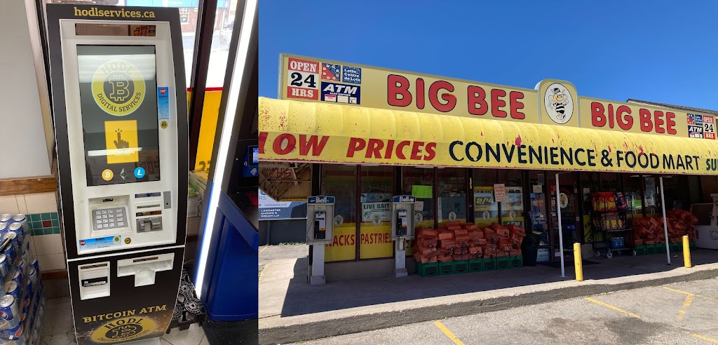 HODL Bitcoin ATM - Big Bee Convenience & Foodmart | 5869 Main St, Niagara Falls, ON L2G 5Z6, Canada | Phone: (416) 840-5444