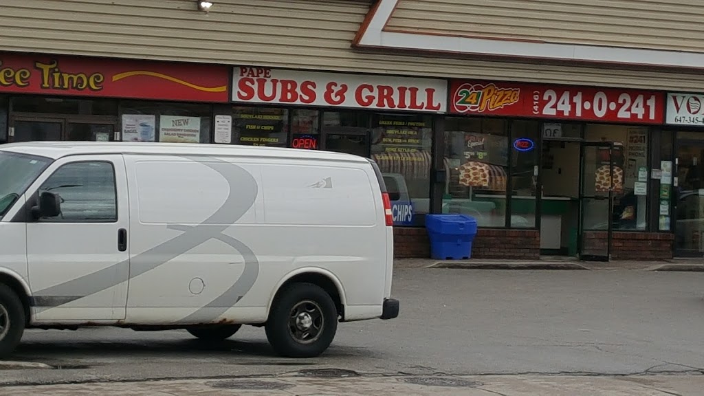 Pape Subs & Grill | 1048 Pape Ave, East York, ON M4K 3W2, Canada | Phone: (416) 422-0834