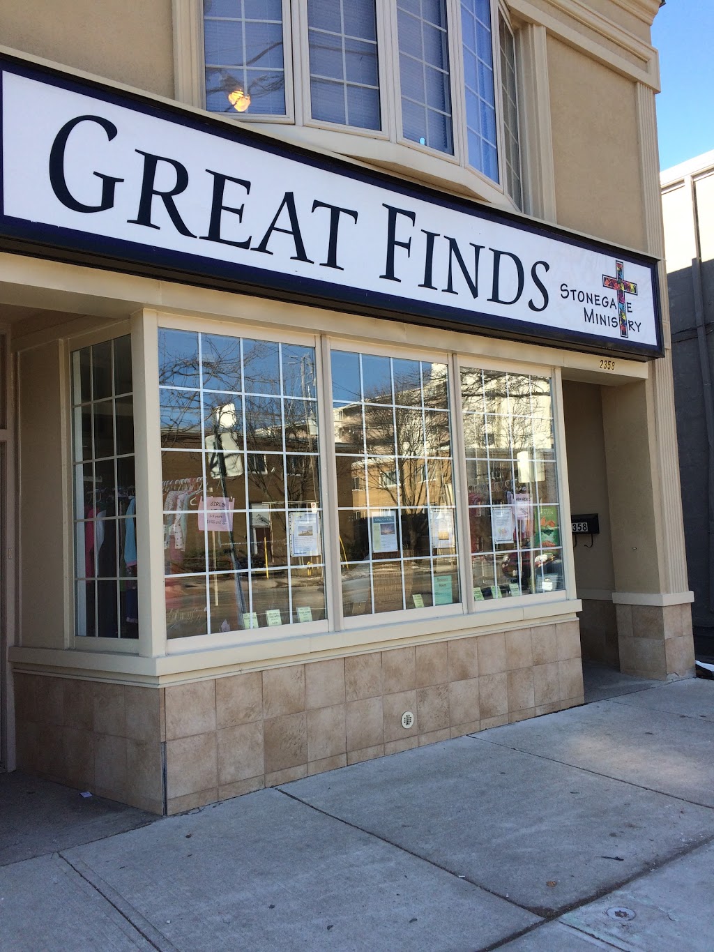 Great Finds Thrift Store | 2358 Lake Shore Blvd W, Etobicoke, ON M8V 1B6, Canada | Phone: (416) 255-6282