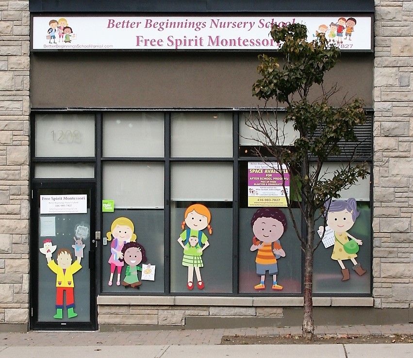 Better Beginnings School ( Free Spirit Montessori) | 1208 Kingston Rd, Scarborough, ON M1N 1N8, Canada | Phone: (416) 903-7827