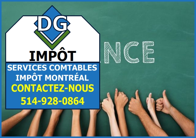 IMPÔT MONTRÉAL - DG | 4650 Rue Jean-Talon E #1012, Saint-Léonard, QC H1S 0A6, Canada | Phone: (514) 928-0864