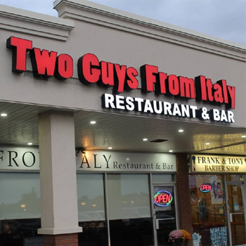 Two Guys From Italy | 128 Queen St S #17, Mississauga, ON L5M 1J5, Canada | Phone: (905) 826-5100