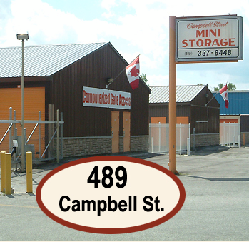 Campbell Street Mini Storage | 489 Campbell St, Sarnia, ON N7T 2J1, Canada | Phone: (519) 337-8448