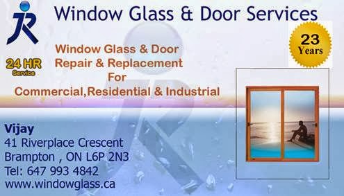 J&R Window Glass & Door Services | 41 Riverplace Crescent, Brampton, ON L6P 2N3, Canada | Phone: (647) 993-4842