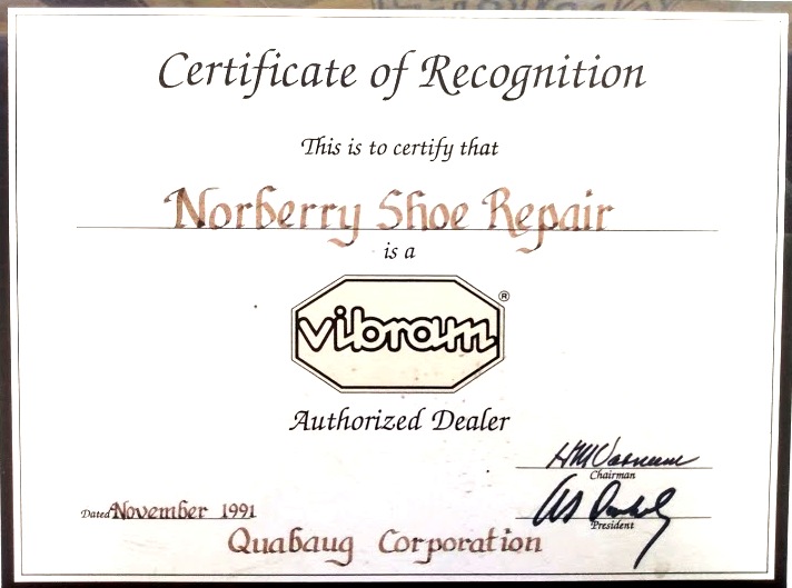 Norberry Shoe Repair | 946 St Marys Rd, Winnipeg, MB R2M 3R5, Canada | Phone: (204) 253-2320