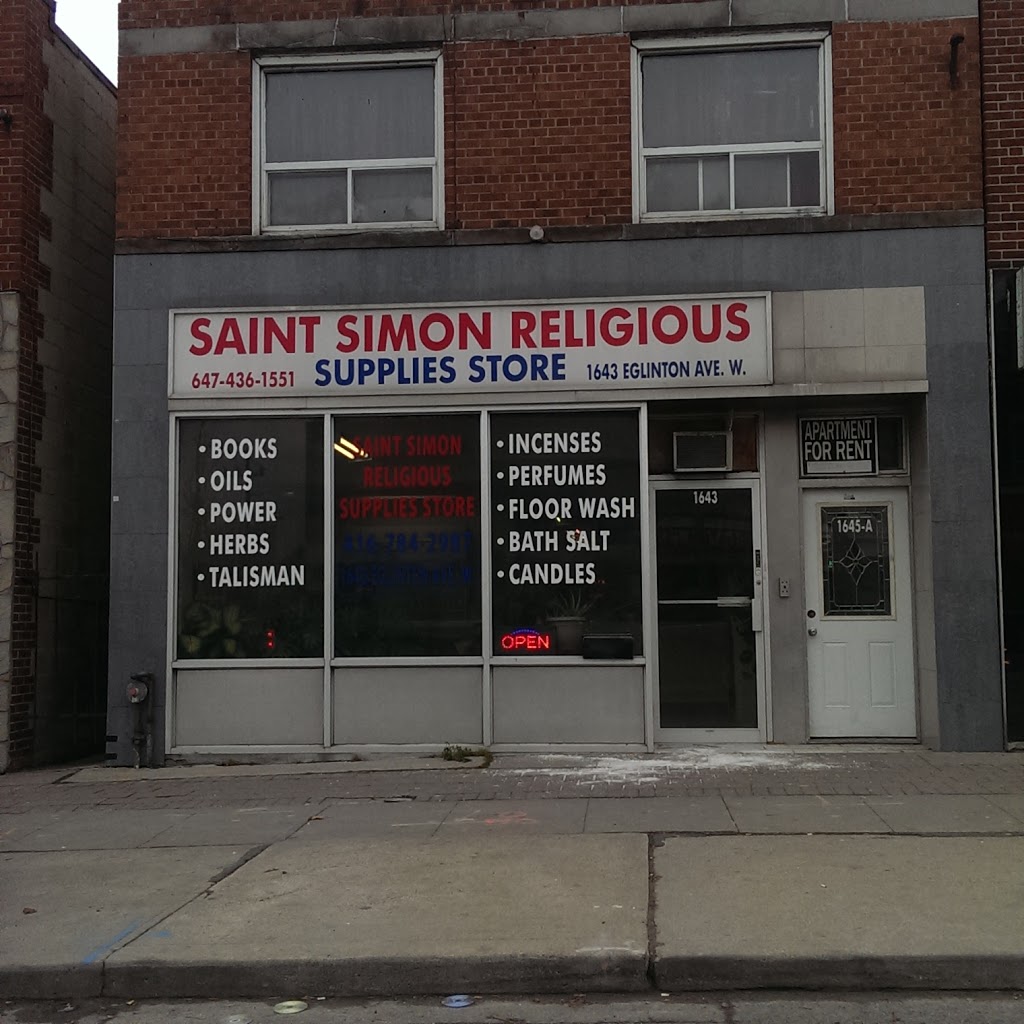 Saint Simon Religious Supplies Store | 1643 Eglinton Ave W, York, ON M6E 2H1, Canada | Phone: (647) 588-1303