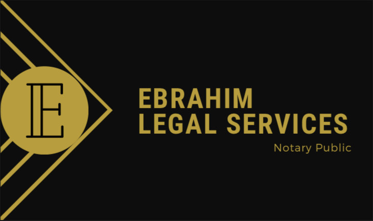 Notary Public and Commissioner, Ebrahim Law Office | 60 Red River Crescent, Toronto, ON M1B 1Z6, Canada | Phone: (647) 994-6009